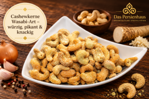Cashewkerne Wasabi-Art – würzig, pikant & knackig 30 Cashewkerne Wasabi Art