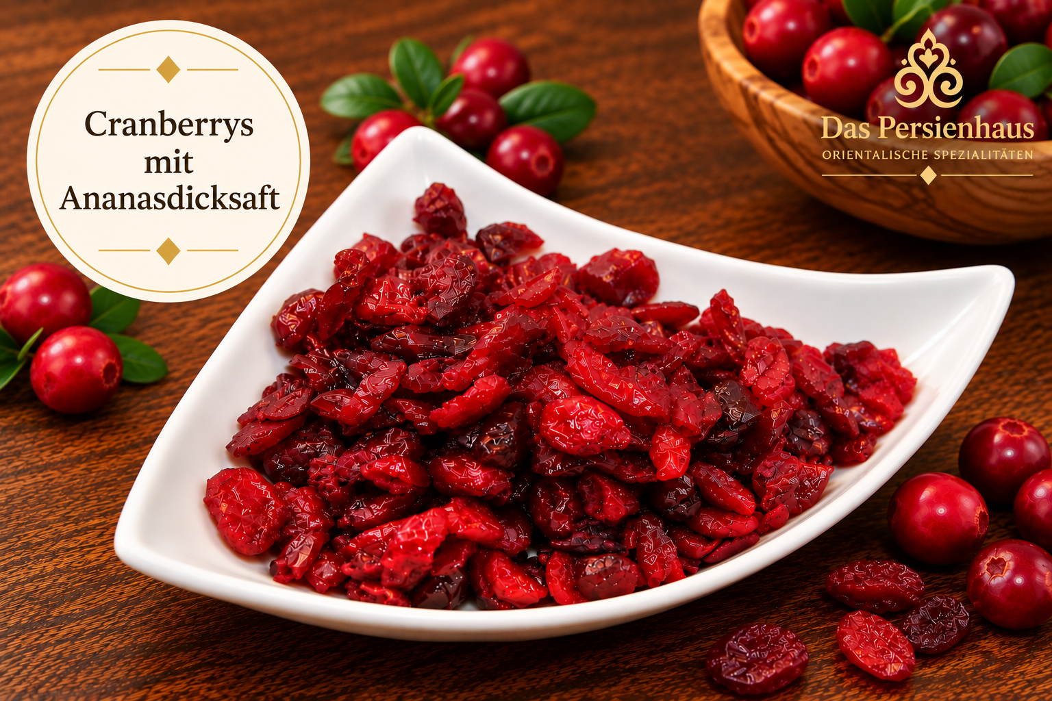 Cranberrys mit Ananasdicksaft – fruchtig & süß-säuerlich