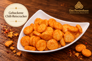 Gebackene Chili Reiscracker