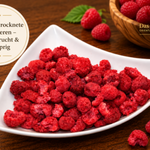 Gefriergetrocknete Himbeeren
