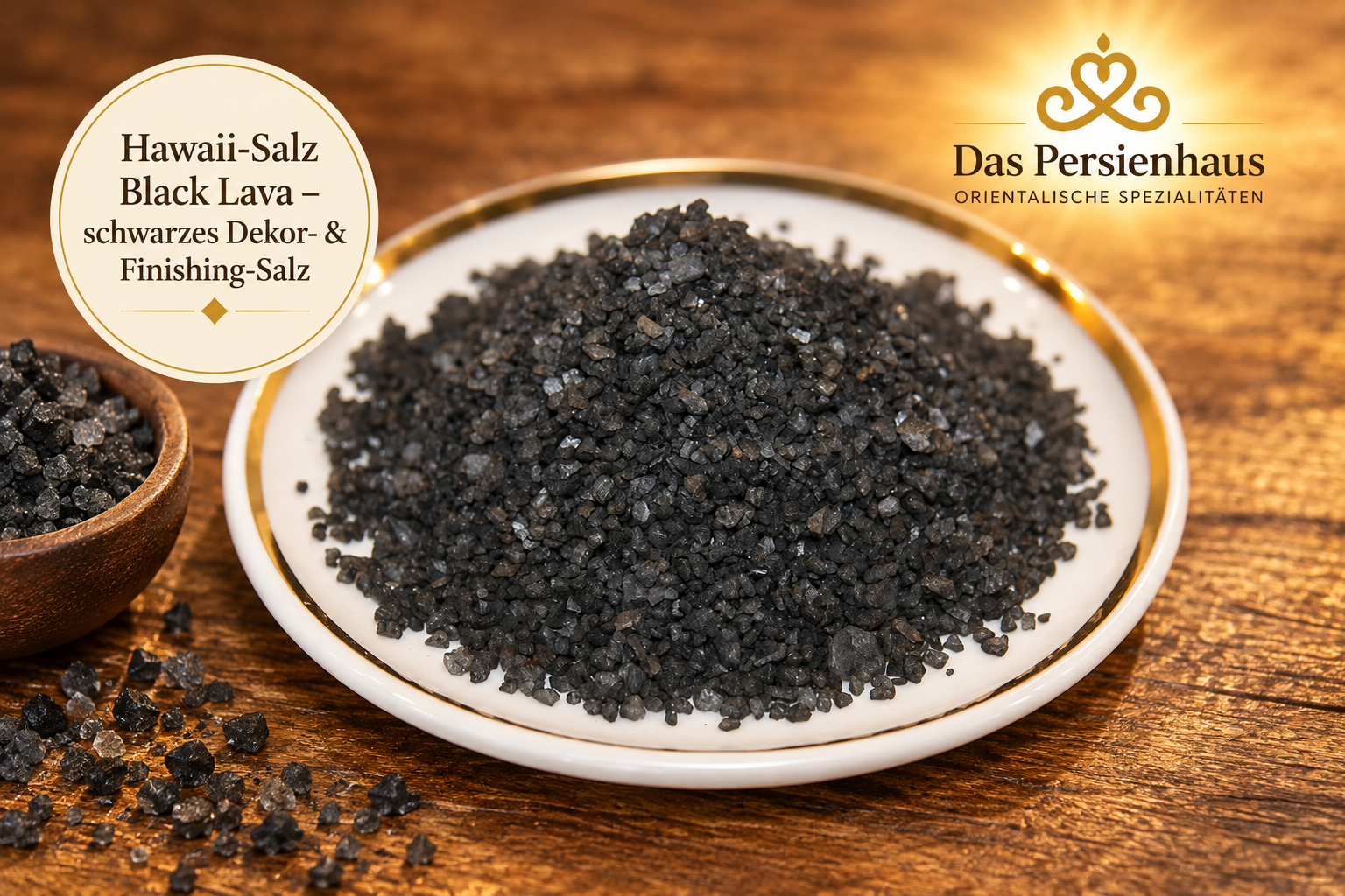 Hawaii-Salz Black Lava – schwarzes Dekor- & Finishing-Salz 1 Hawaii Salz Black Lava