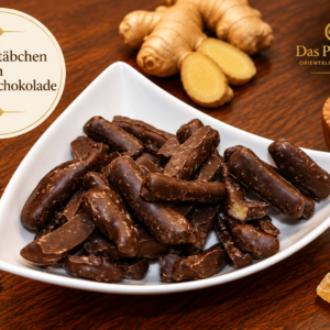 Ingwerstäbchen In Zartbitterschokolade