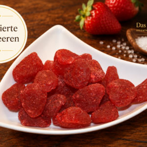 Kandierte Erdbeeren – Getrocknet