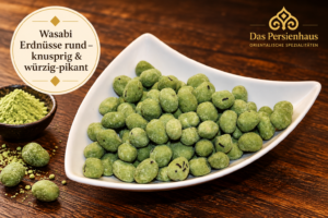 Wasabi Erdnüsse Rund