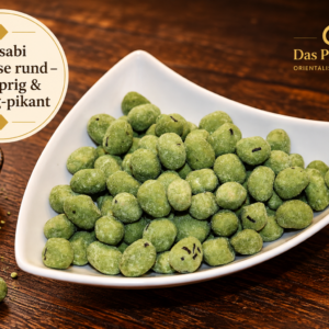 Wasabi Erdnüsse Rund