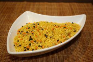 Curry & Linsen Mix – Exquisite Reismischung mit Basmati, Curry und Beluga-Linsen 17 Reismischung Curry Linsen Mix