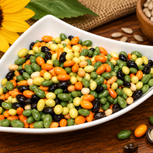 Sonnenblumenkerne Dragées – Bunt, Knusprig